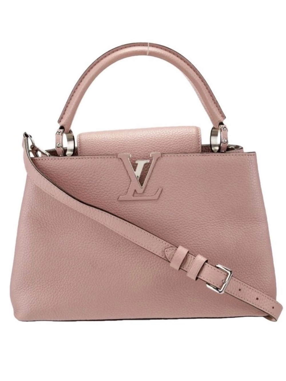 Louis Vuitton taurillon leather capucines MM bag